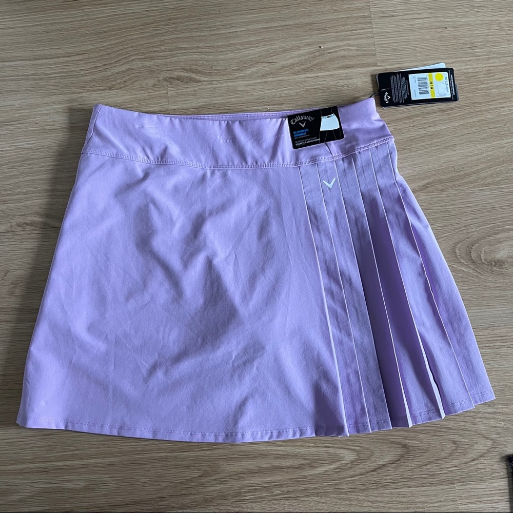 CALLAWAY SKORT SLIMMING SHEER LILAC COLOR M
